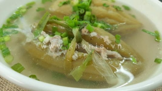 lau-cha-ca-thac-lac lẩu chả cá thác lác khổ qua
