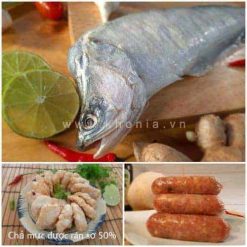 Set 03: 0,5Kg chả mực + 0,5kg lạp xưởng + 0,5kg thác lác rút xương