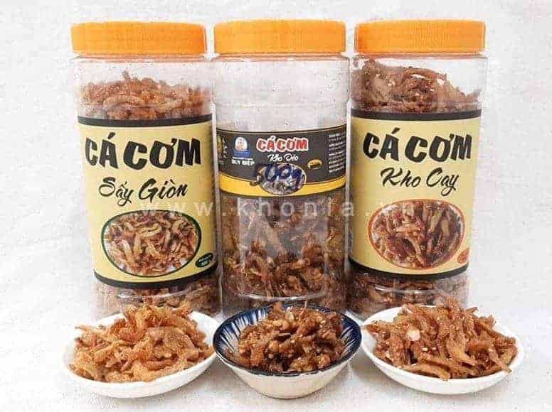 Cá Cơm Kho - Cá Cơm Sấy Giòn Ăn Liền