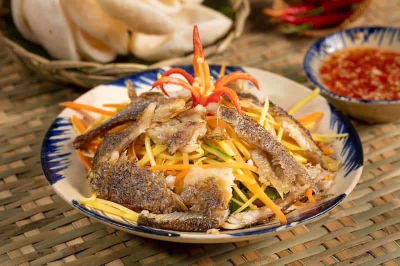 Combo 2 Món Gỏi Xoài + Khô Cá Sặc Nướng