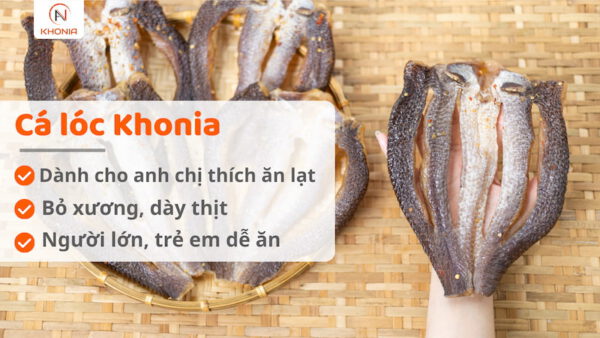 Khô Cá Lóc 1 Nắng ( Gói 500g ) 5 Ca loc khonia