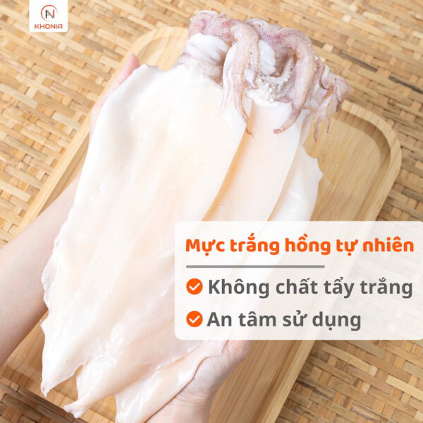 Mực 1 Nắng Vũng Tàu (Trọng lượng 1kg) 4 MỰC TRẮNG HỒNG