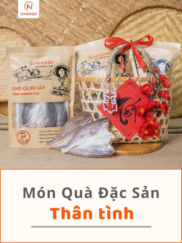 Khô Cá Đù 3 Nắng Sấy Dẻo 13 QUÀ BIẾU - ĐÙ 3N (1)