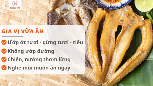 Khô Cá Lóc 1 Nắng ( Gói 500g ) 3 ƯỚP ỚT - TIÊU - GỪNG (1)