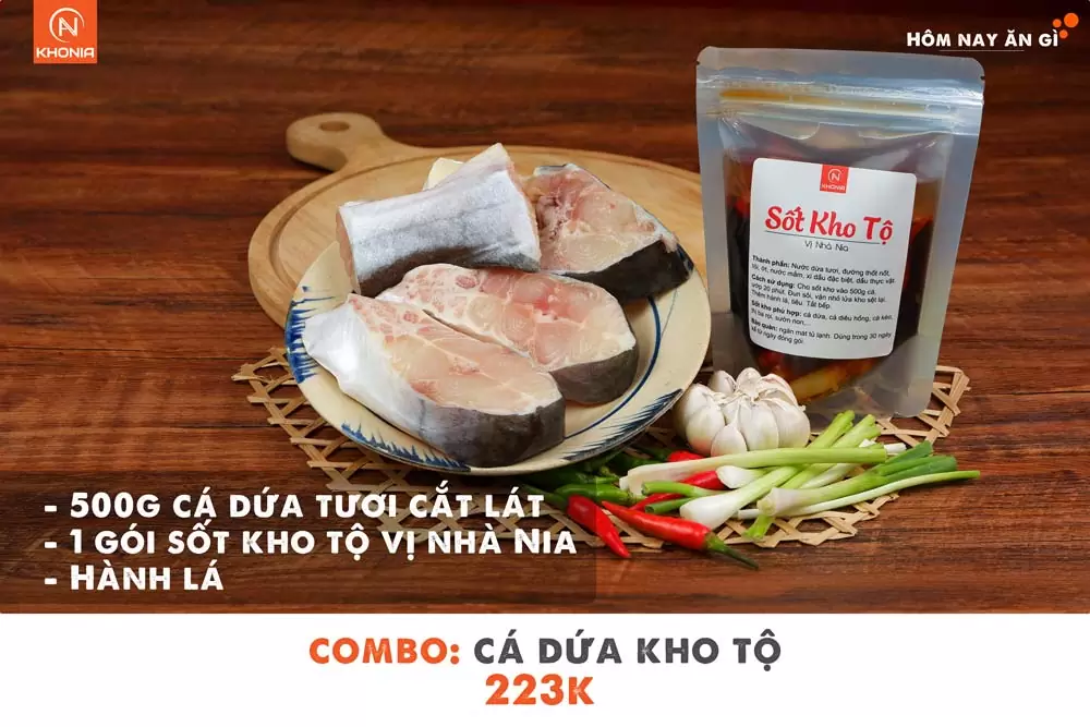 Combo Ca Dua Kho To 2